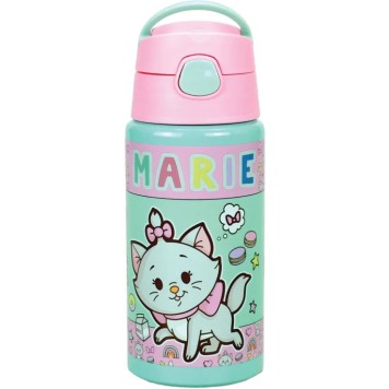 Disney Marie Little Lady aluminum bottle with hook 500 ml