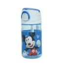 Disney Mickey  Blue plastic bottle with hook 350 ml