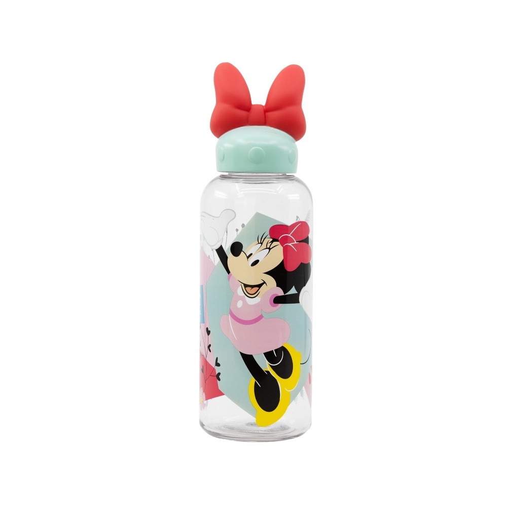 Disney Minnie  Being More 3D Figurine Plastic Water Bottle 560 ml