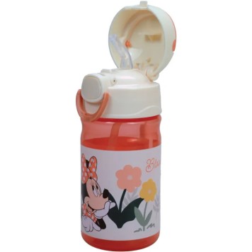 Disney Minnie  Floral plastic bottle with hook 350 ml