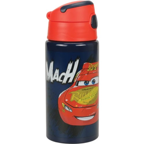 Disney Cars Speed aluminum bottle with hook 500 ml