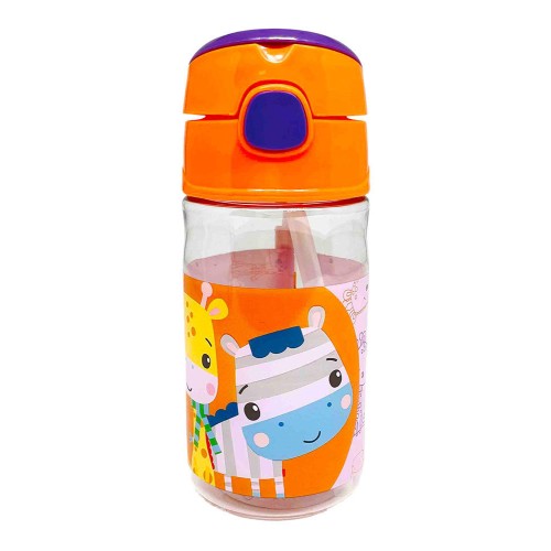 Fisher-Price Animals plastic bottle with hook 350 ml