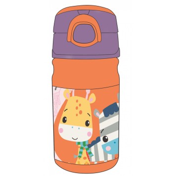 Fisher-Price Animals plastic bottle with hook 350 ml