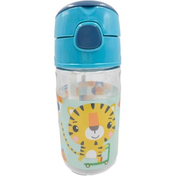 Fisher-Price Animals Tyger plastic water bottle with hook 350 ml