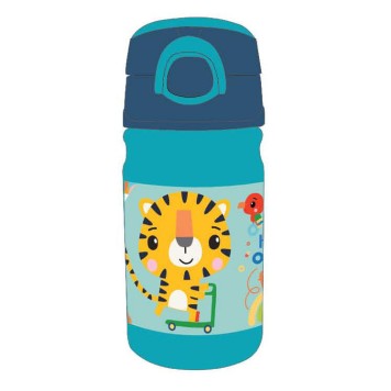 Fisher-Price Animals Tyger plastic water bottle with hook 350 ml