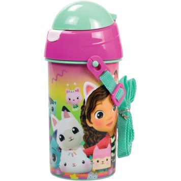Gabby's Dollhouse Color Fade bottle, sports bottle 500 ml