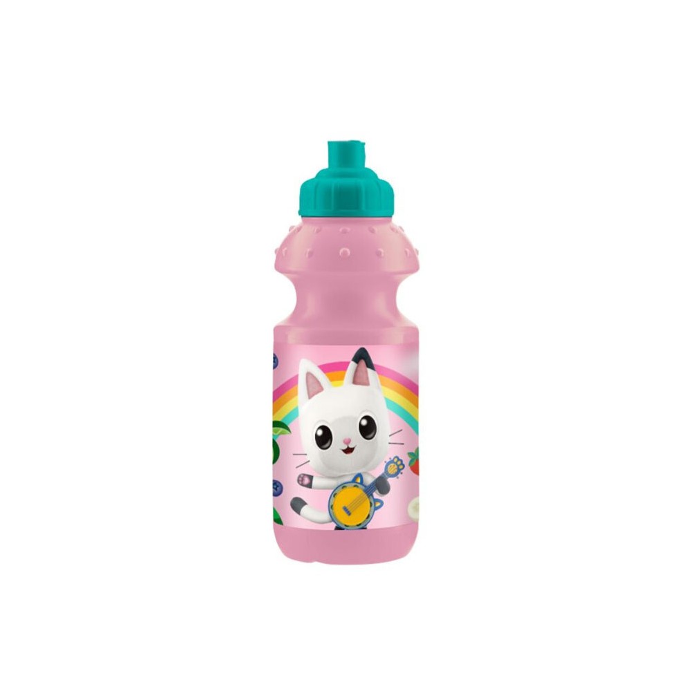 Gabby's Dollhouse Smoothie Land plastic bottle, sports bottle 350 ml