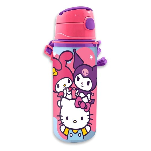 Hello Kitty aluminum bottle with hook 600 ml