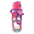 Hello Kitty aluminum bottle with hook 600 ml