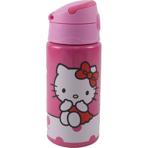 Hello Kitty Sweet aluminum bottle with hook 500 ml