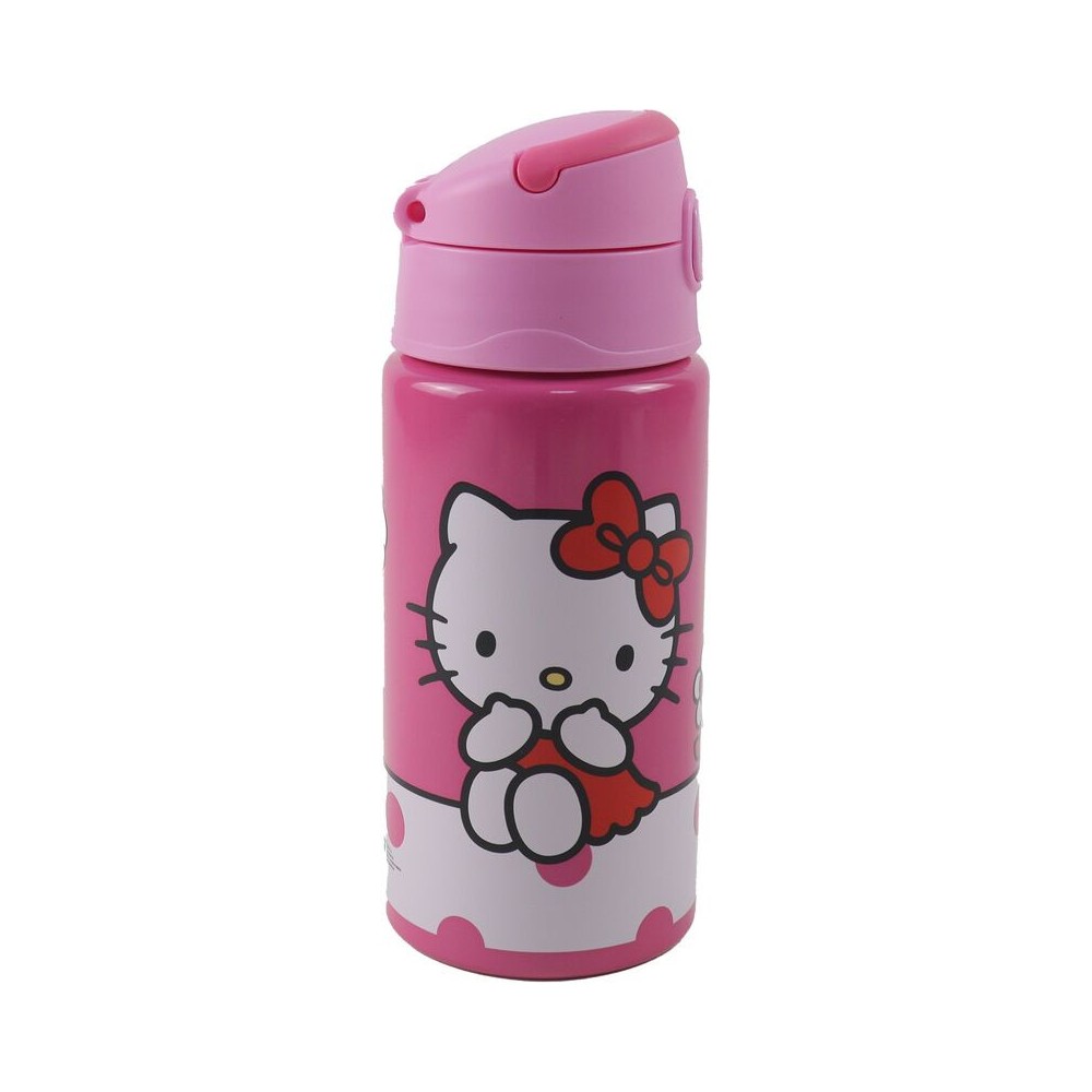 Hello Kitty Sweet aluminum bottle with hook 500 ml