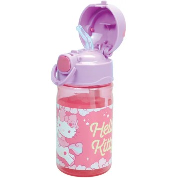 Hello Kitty Unicorn plastic bottle with hook 350 ml