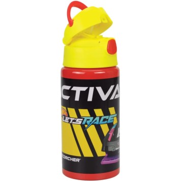 Hot Wheels Race aluminum bottle with hook 500 ml