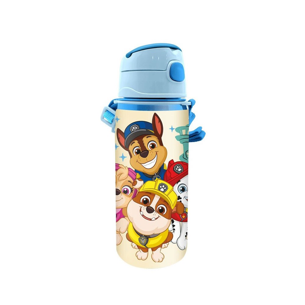 Paw Patrol Future Leader aluminum bottle with clip 600 ml