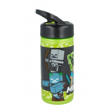 Minecraft water bottle, sports bottle 410 ml