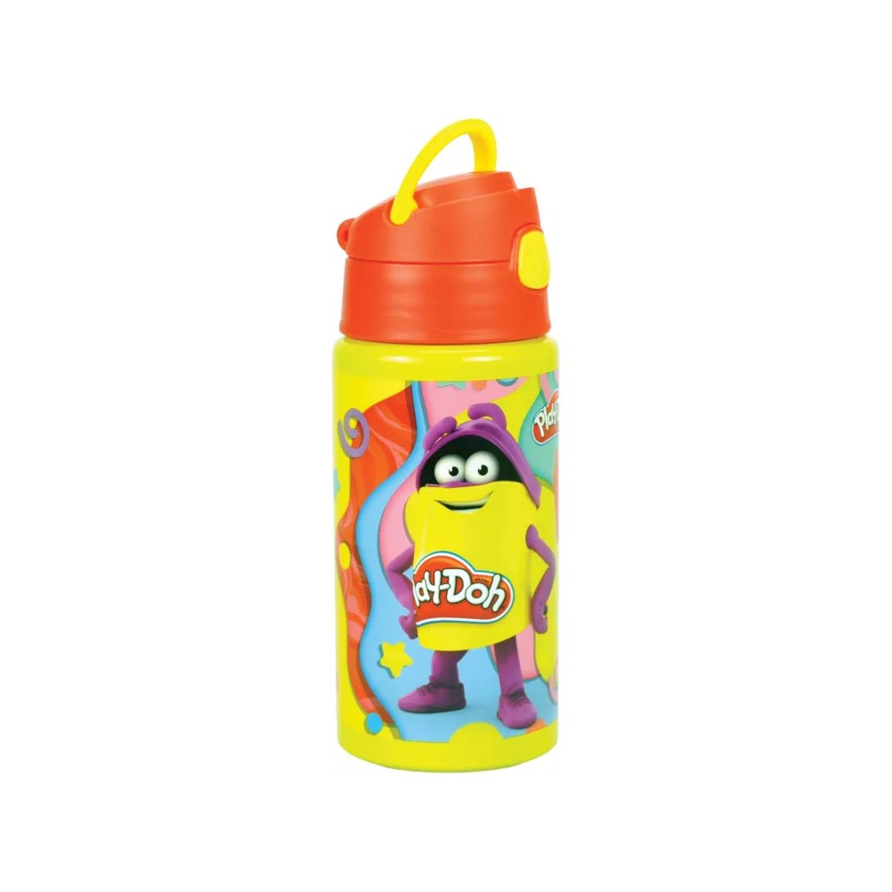 Play-Doh Happy aluminium bottle with hook 500 ml