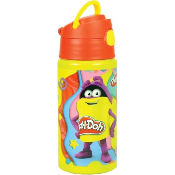 Play-Doh Happy aluminium bottle with hook 500 ml