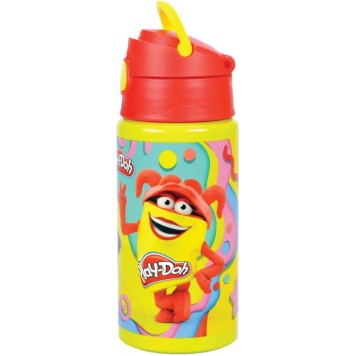Play-Doh Happy aluminium bottle with hook 500 ml