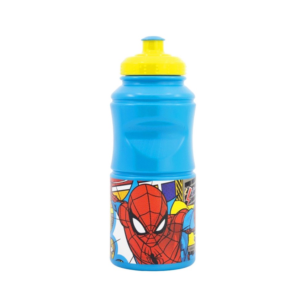 Spiderman Midnight Flyer Moon water bottle, sports bottle 380 ml