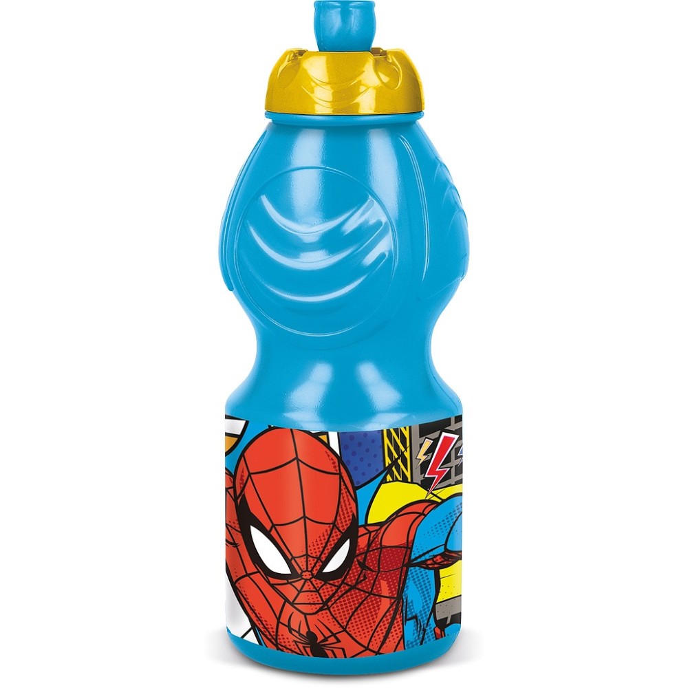 Spiderman Midnight Flyer bottle, sports bottle 400 ml