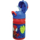 Spiderman Spidey Dino Webs plastic bottle with hook 350 ml