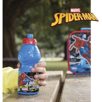 Spiderman bottle, sports bottle 400 ml
