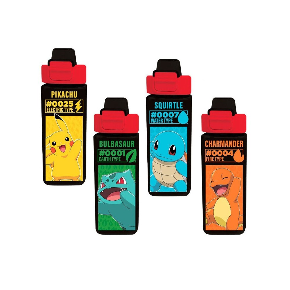 Pokémon Electric square plastic bottle 500 ml