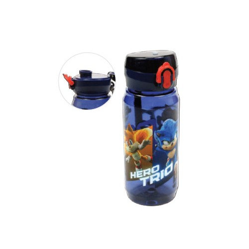 Sonic the Hedgehog Hero Trio plastic bottle with hook 600 ml