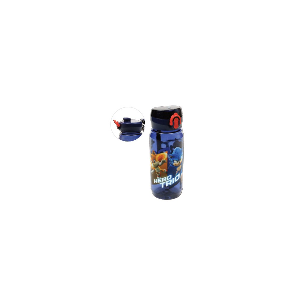 Sonic the Hedgehog Hero Trio plastic bottle with hook 600 ml