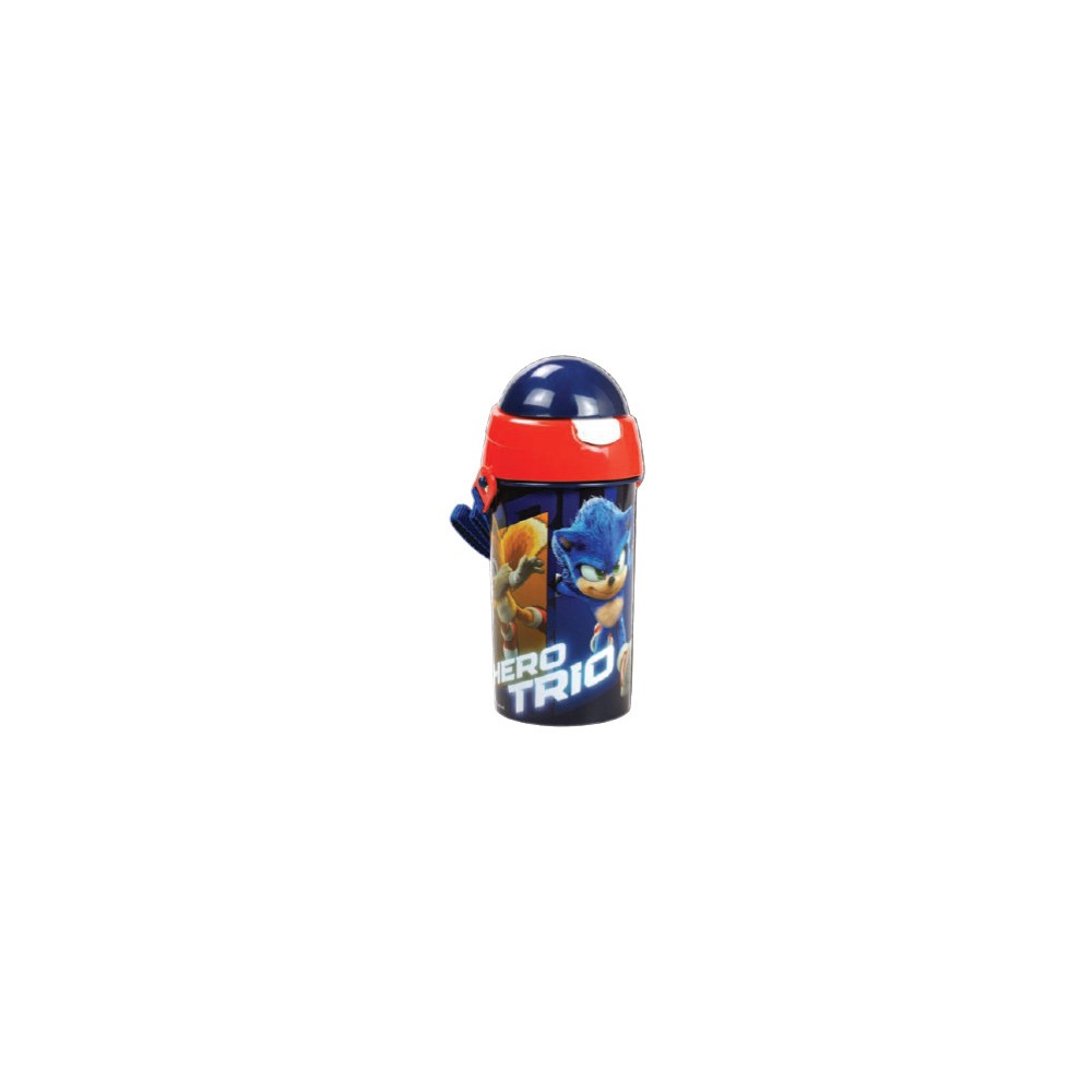 Sonic the Hedgehog Hero Trio water bottle, sports bottle 500 ml