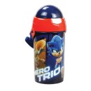 Sonic the Hedgehog Hero Trio water bottle, sports bottle 500 ml