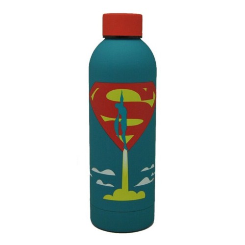 Superman Launch soft-touch bottle, sports bottle 700 ml