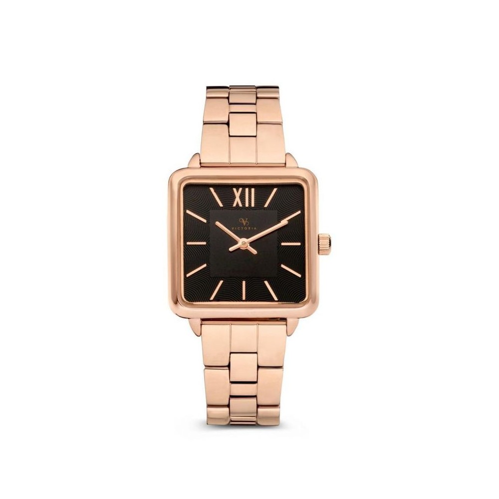 Victoria Rose gold colored watch