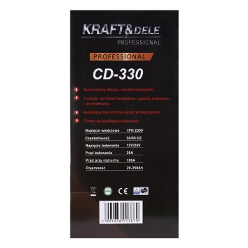 Prostownik z rozruchem 180A 12/24V KD1901