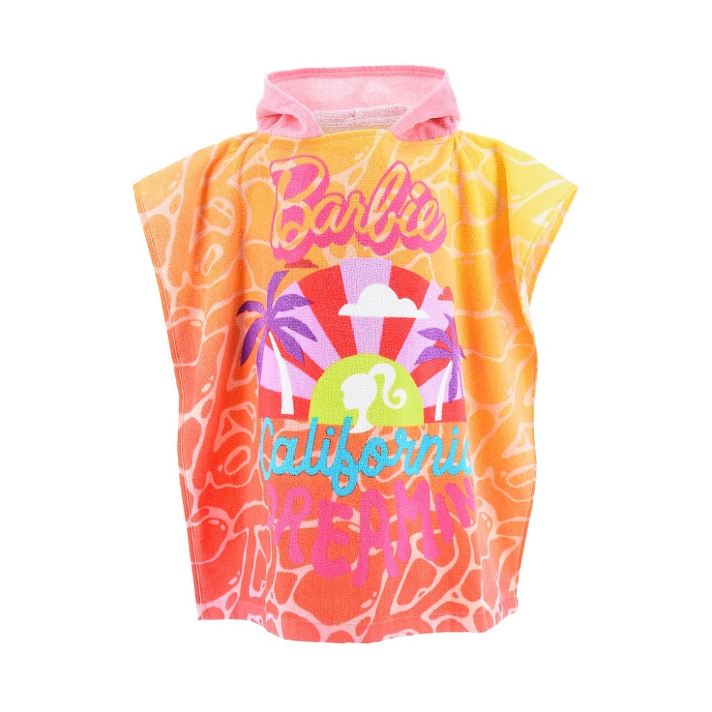 Barbie beach towel poncho 55x110 cm
