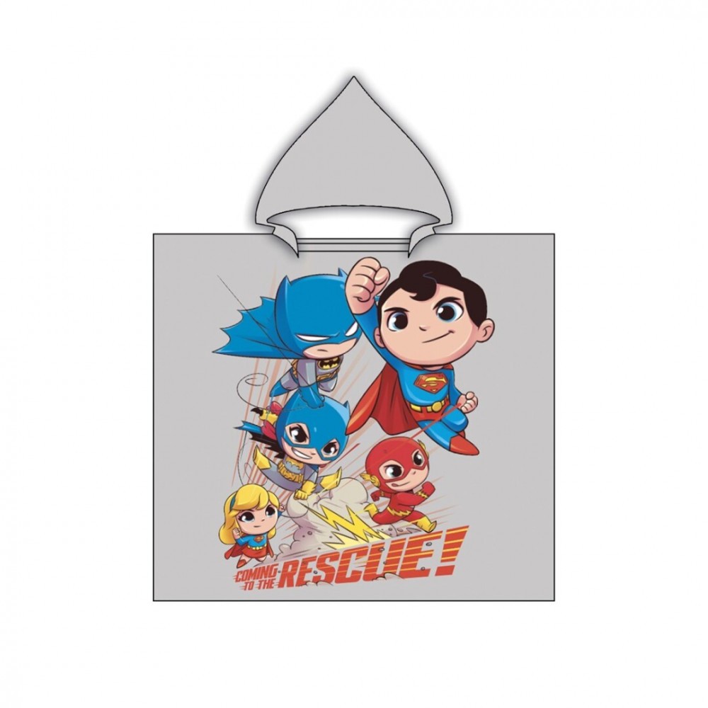 Batman DC Heroes Unite beach towel poncho 55x110 cm (Fast Dry)