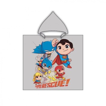 Batman DC Heroes Unite beach towel poncho 55x110 cm (Fast Dry)