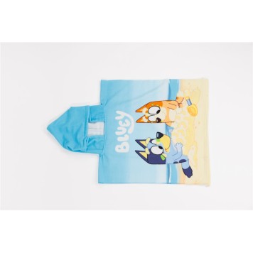 Bluey Sandcastle beach towel poncho 55x110 cm (Fast Dry)