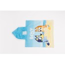 Bluey Sandcastle beach towel poncho 55x110 cm (Fast Dry)