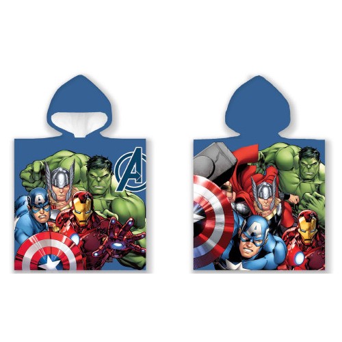 Avengers beach towel poncho 50x100cm