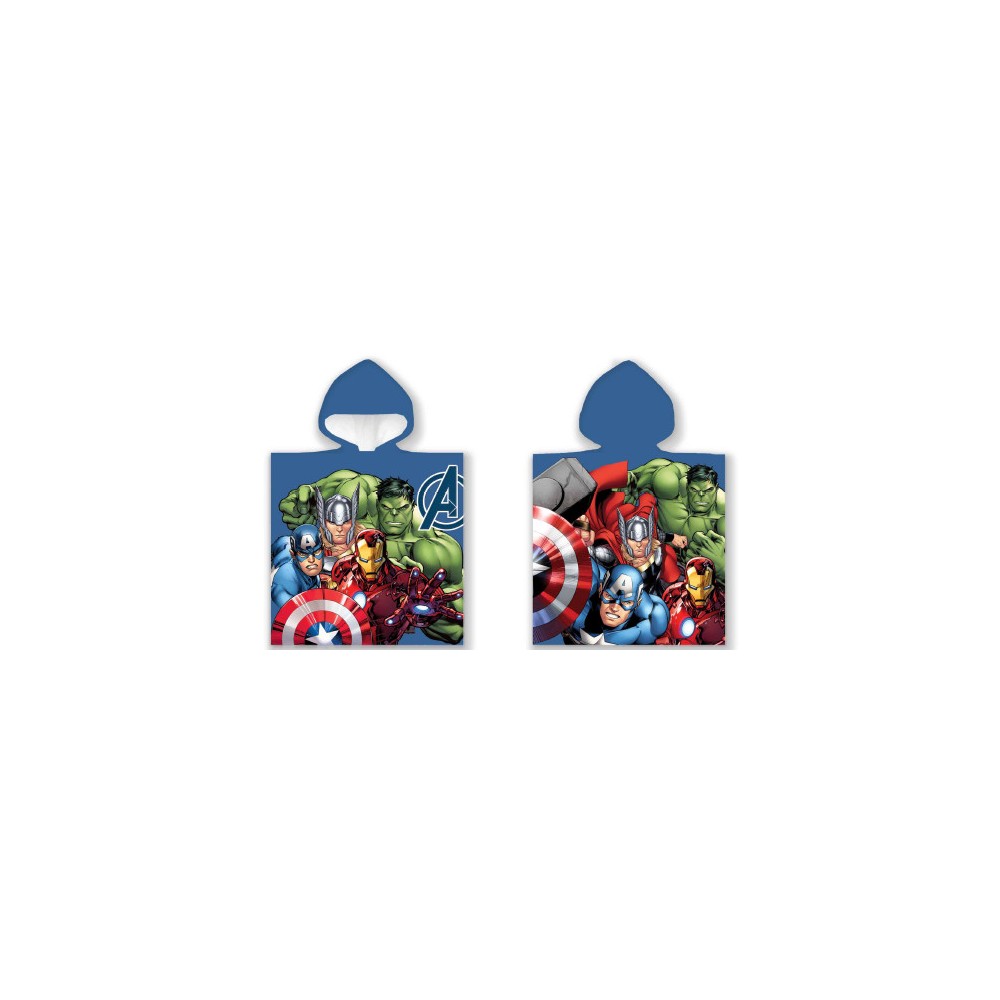 Avengers beach towel poncho 50x100cm