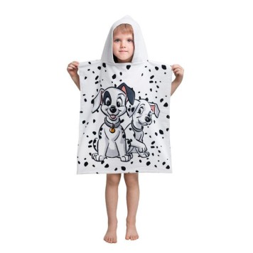 Disney 101 Dalmatians beach towel poncho 50x115cm