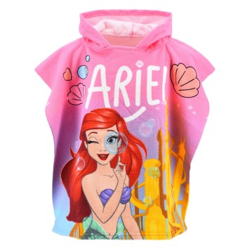 Disney Princess Ariel beach towel poncho 55x110 cm (Fast Dry)