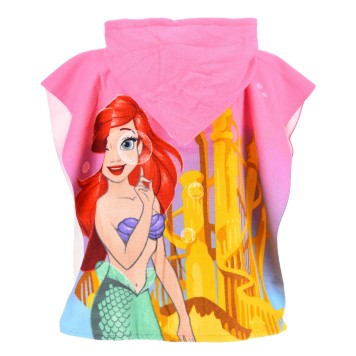 Disney Princess Ariel beach towel poncho 55x110 cm (Fast Dry)