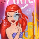 Disney Princess Ariel beach towel poncho 55x110 cm (Fast Dry)