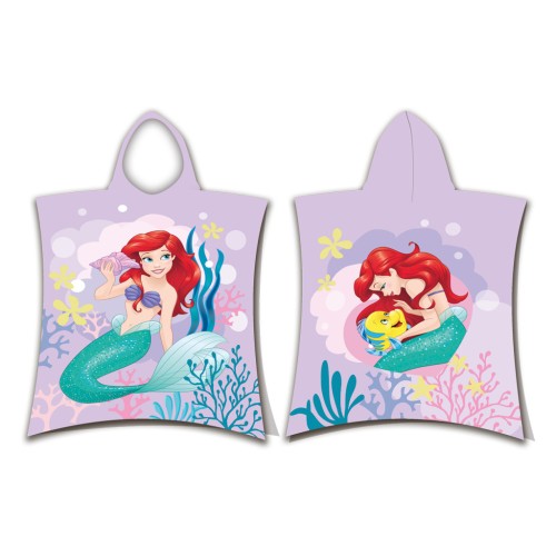 Disney Princess Ariel Pink towel poncho 50x115 cm