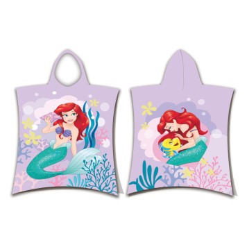 Disney Princess Ariel Pink towel poncho 50x115 cm