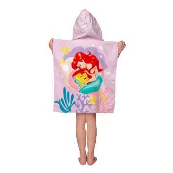 Disney Princess Ariel Pink towel poncho 50x115 cm