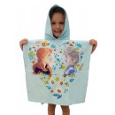 Disney Frozen Flower beach towel poncho 60x120 cm