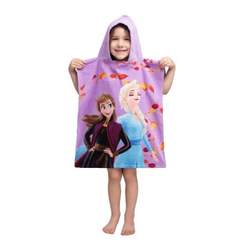 Disney Frozen Leaves beach towel poncho 50x115cm